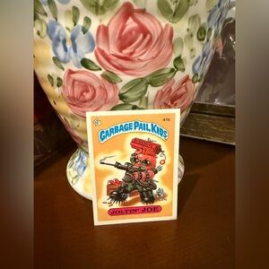 Garbage Pail Kids "Joltin' Joe" Trading Card - Orange Art